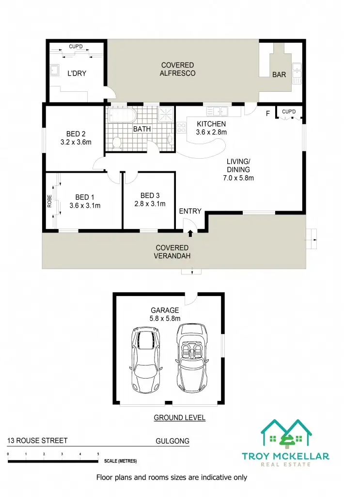 Floorplan of Homely house listing, 13 Rouse Street, Gulgong NSW 2852