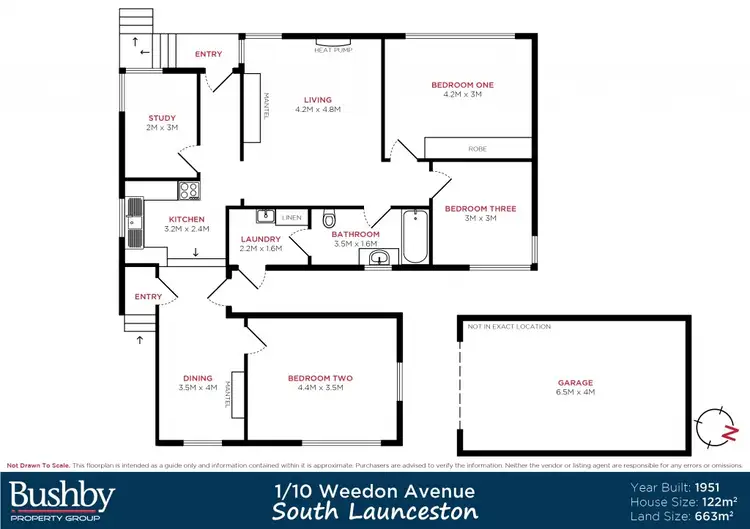 Floorplan of Homely house listing, 1/10 Weedon Avenue, South Launceston TAS 7249