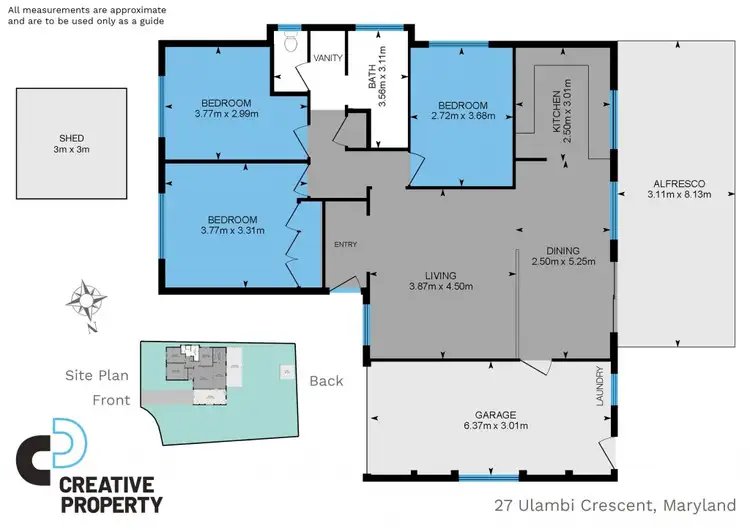 Floorplan of Homely house listing, 27 Ulambi Crescent, Maryland NSW 2287
