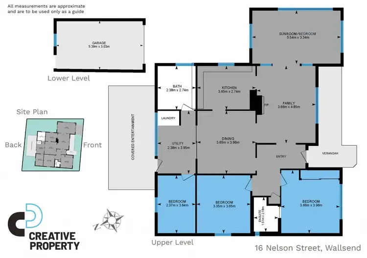 Floorplan of Homely house listing, 16 Nelson Street, Wallsend NSW 2287