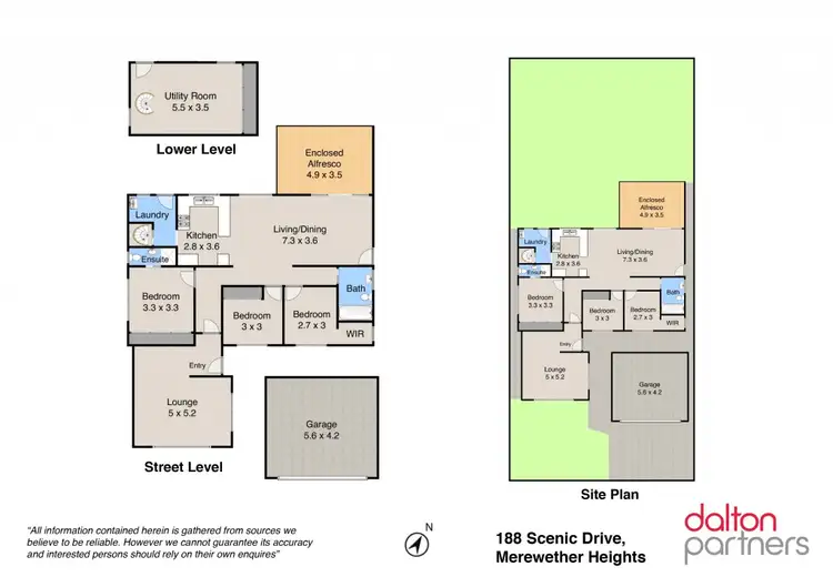 Floorplan of Homely house listing, 188 Scenic Drive, Merewether Heights NSW 2291