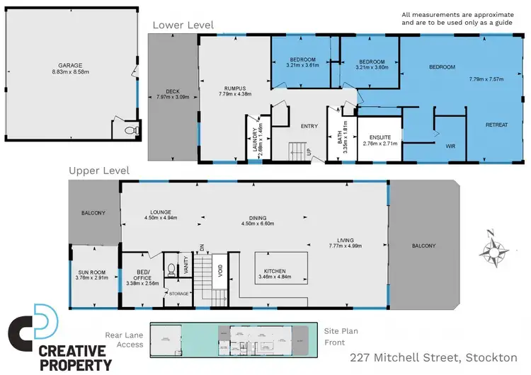 Floorplan of Homely house listing, 227 Mitchell Street, Stockton NSW 2295