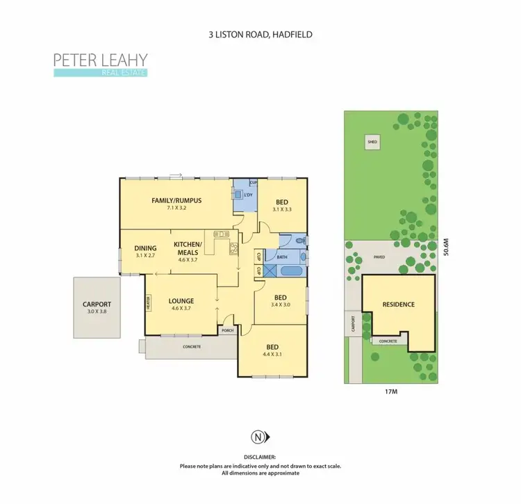 Floorplan of Homely house listing, 3 Liston Road, Glenroy VIC 3046