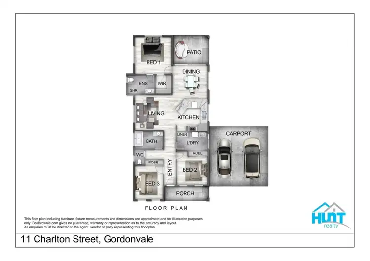 Floorplan of Homely house listing, 11 Charlton Street, Gordonvale QLD 4865