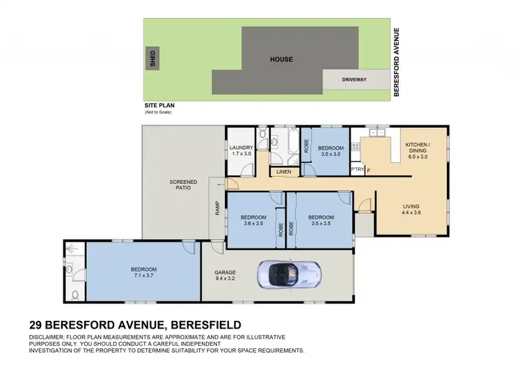 Floorplan of Homely house listing, 29 Beresford Avenue, Beresfield NSW 2322
