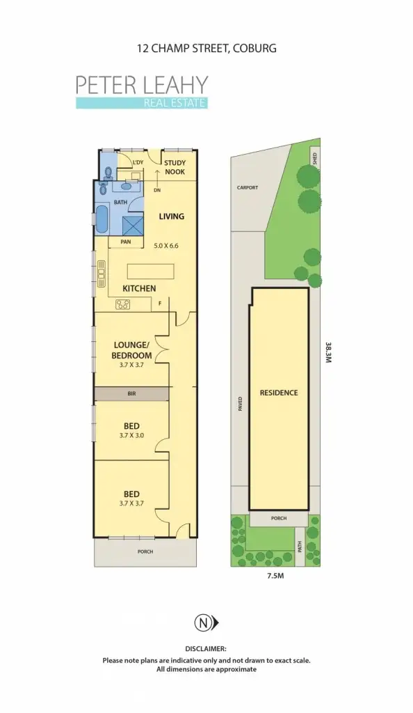Floorplan of Homely house listing, 12 Champ Street, Coburg VIC 3058
