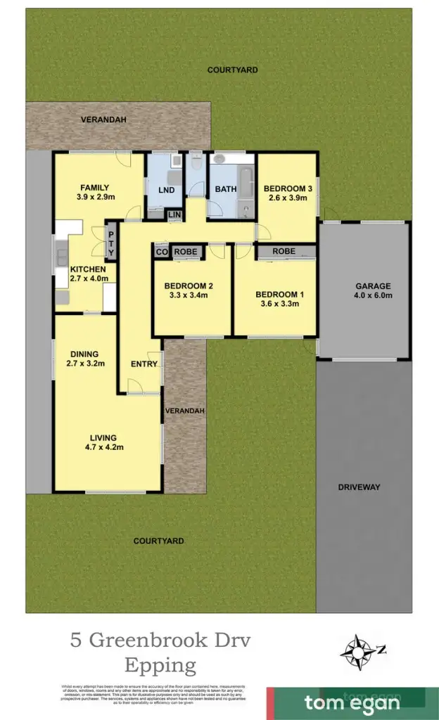 Floorplan of Homely house listing, 5 Greenbrook Drive, Epping VIC 3076