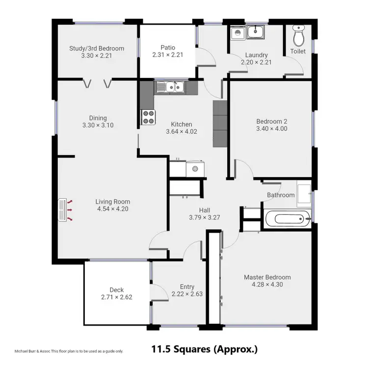 Floorplan of Homely house listing, 93 Parker Street, Devonport TAS 7310