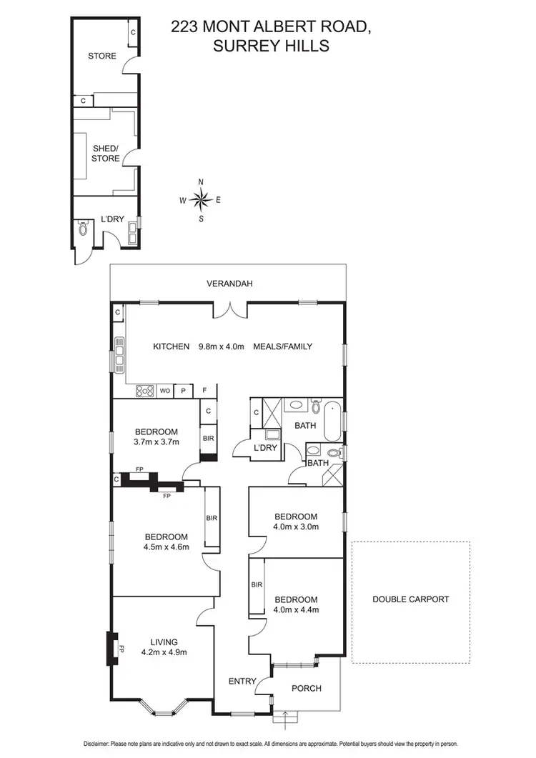 Floorplan of Homely house listing, 223 Mont Albert Road, Surrey Hills VIC 3127
