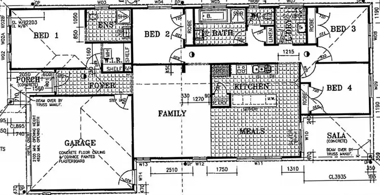 Floorplan of Homely house listing, 6 Fulford Crescent, Elliminyt VIC 3250