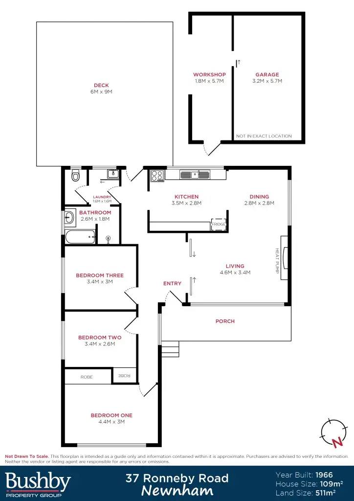 Floorplan of Homely house listing, 37 Ronneby Road, Newnham TAS 7248
