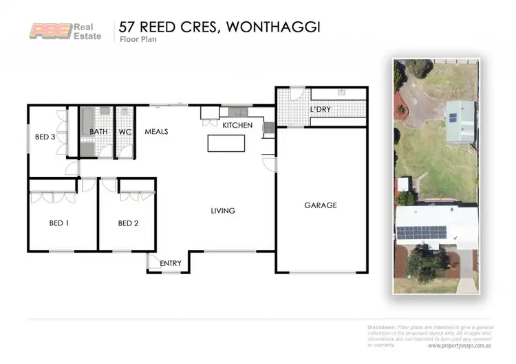 Floorplan of Homely house listing, 57 Reed Crescent, Wonthaggi VIC 3995