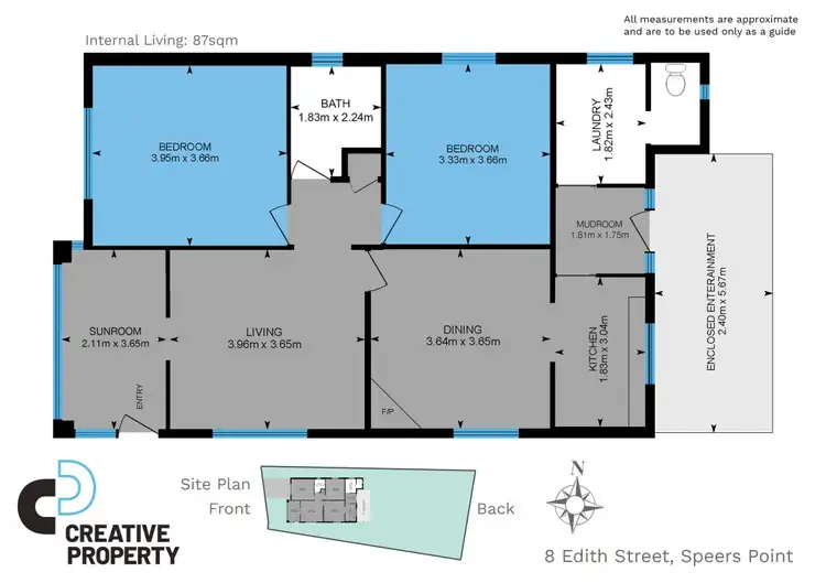 Floorplan of Homely house listing, 8 Edith Street, Speers Point NSW 2284