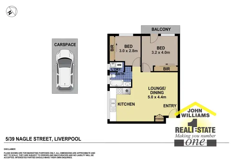 Floorplan of Homely unit listing, 5/39 Nagle Street, Liverpool NSW 2170