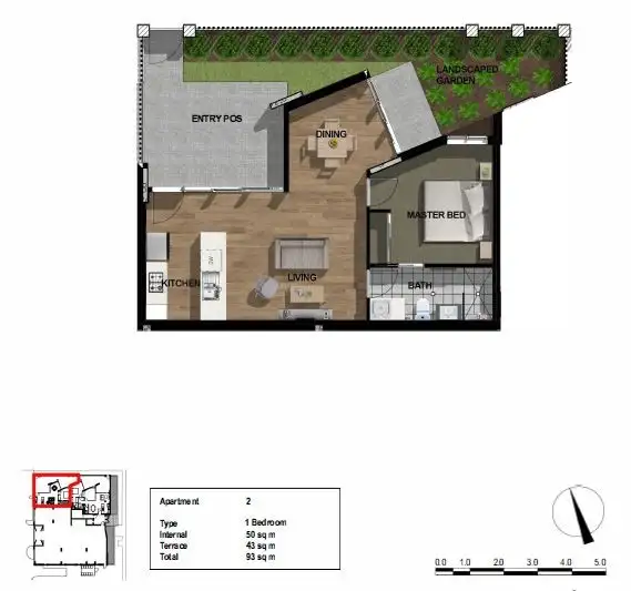 Floorplan of Homely apartment listing, LOT 2, 18-20 Lindsay Street, Hamilton NSW 2303