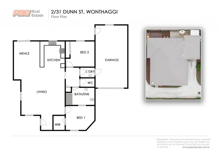 Floorplan of Homely unit listing, 2/31 Dunn Street, Wonthaggi VIC 3995