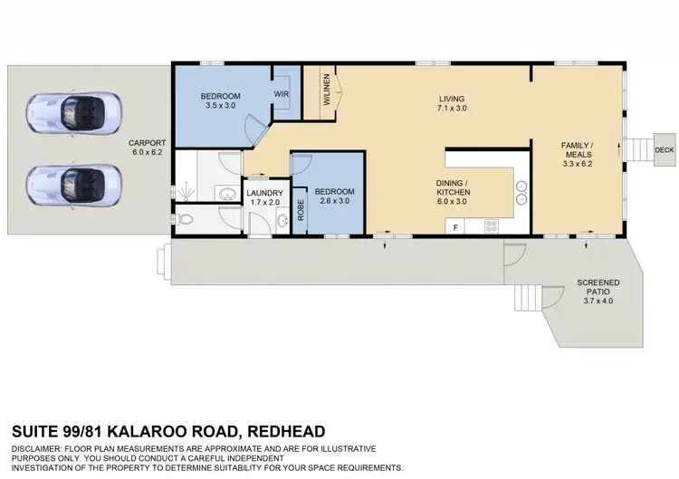 Floorplan of Homely house listing, 99/81 Kalaroo Road, Redhead NSW 2290