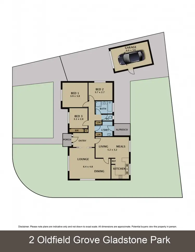 Floorplan of Homely house listing, 2 Oldfield Grove, Gladstone Park VIC 3043