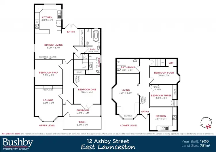 Floorplan of Homely house listing, 12 Ashby Street, East Launceston TAS 7250