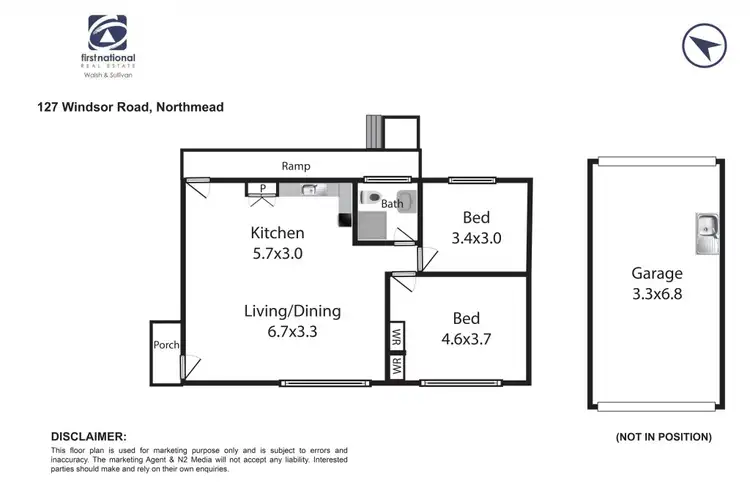 Floorplan of Homely house listing, 127 Windsor Road, Northmead NSW 2152