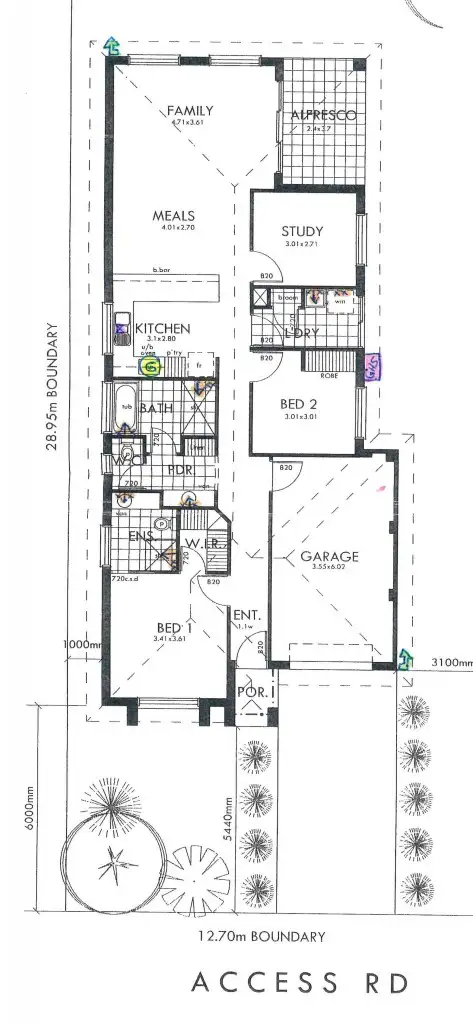 Floorplan of Homely house listing, 8 VERN SCHUPPAN DRIVE, Whyalla Norrie SA 5608