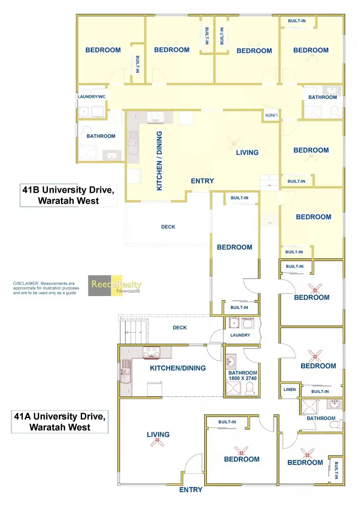 Floorplan of Homely house listing, 41 University Drive, Waratah West NSW 2298
