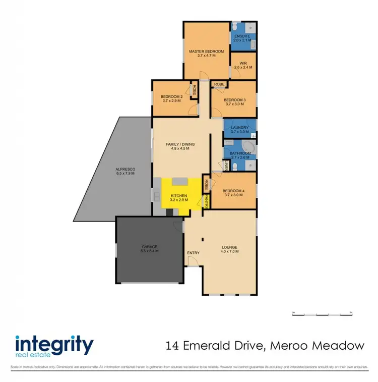 Floorplan of Homely house listing, 14 Emerald Drive, Meroo Meadow NSW 2540