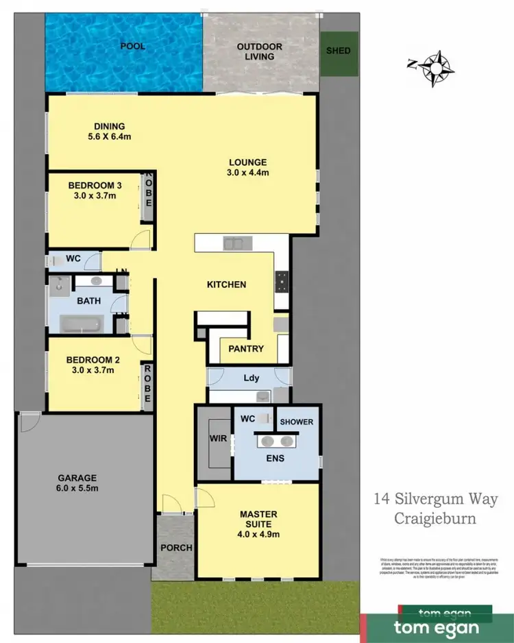 Floorplan of Homely house listing, 14 Silvergum Way, Craigieburn VIC 3064