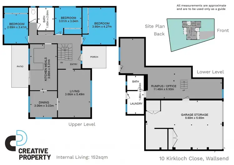Floorplan of Homely house listing, 10 Kirkloch Close, Wallsend NSW 2287