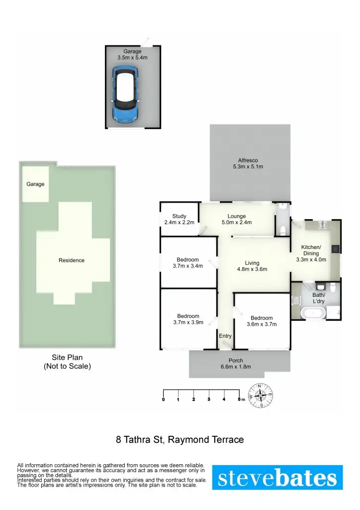 Floorplan of Homely house listing, 8 Tathra Street, Raymond Terrace NSW 2324
