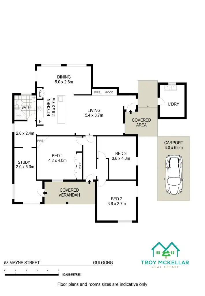 Floorplan of Homely house listing, 58 Mayne Street, Gulgong NSW 2852