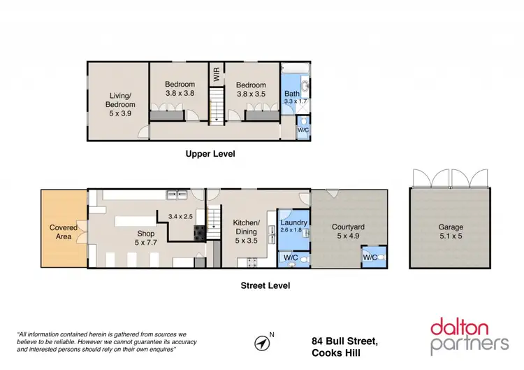 Floorplan of Homely house listing, 84 Bull Street, Cooks Hill NSW 2300