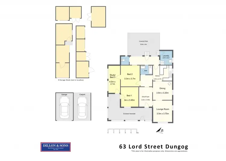 Floorplan of Homely house listing, 63 Lord Street, Dungog NSW 2420