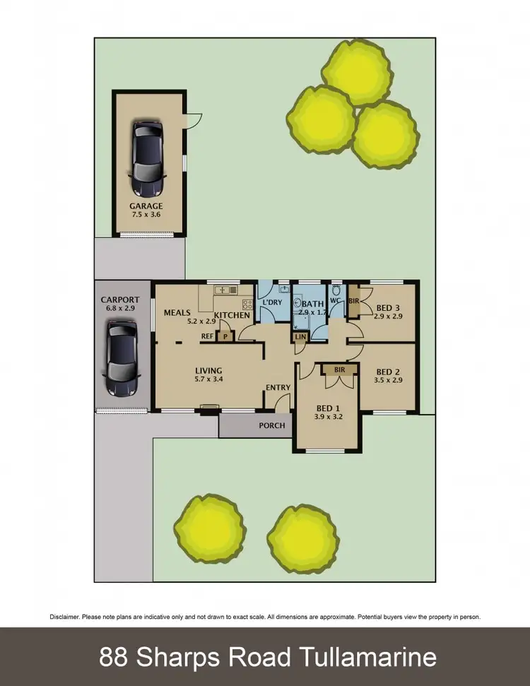 Floorplan of Homely house listing, 88 Sharps Road, Tullamarine VIC 3043