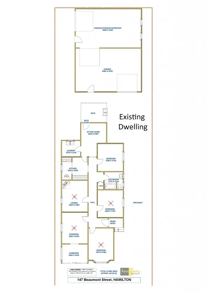 Floorplan of Homely house listing, 147 Beaumont Street, Hamilton NSW 2303