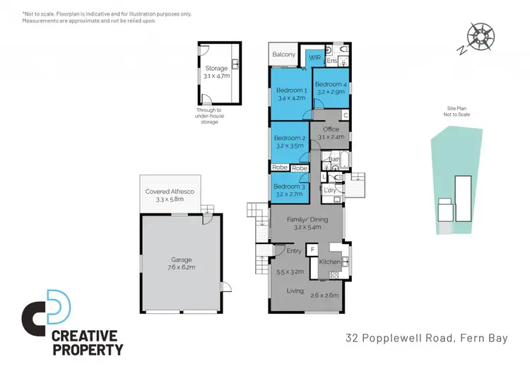 Floorplan of Homely house listing, 32 Popplewell Road, Fern Bay NSW 2295