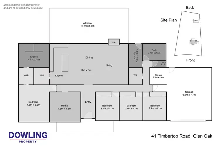 Floorplan of Homely rural property listing, 41 Timbertop Road, Glen Oak NSW 2320