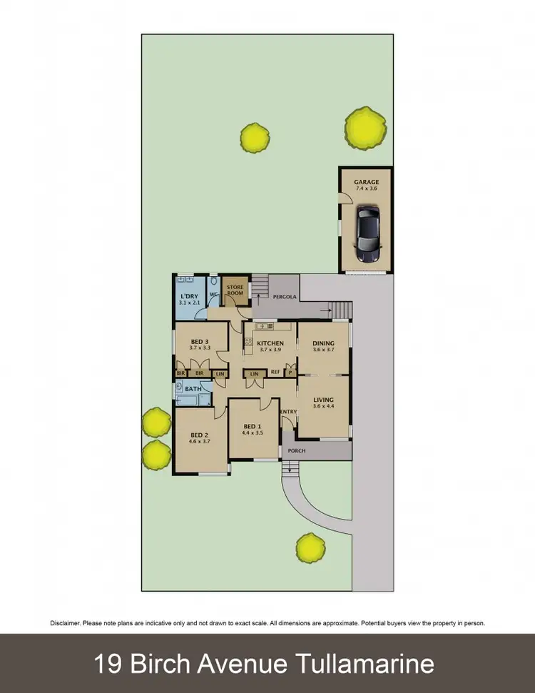 Floorplan of Homely house listing, 19 Birch Avenue, Tullamarine VIC 3043