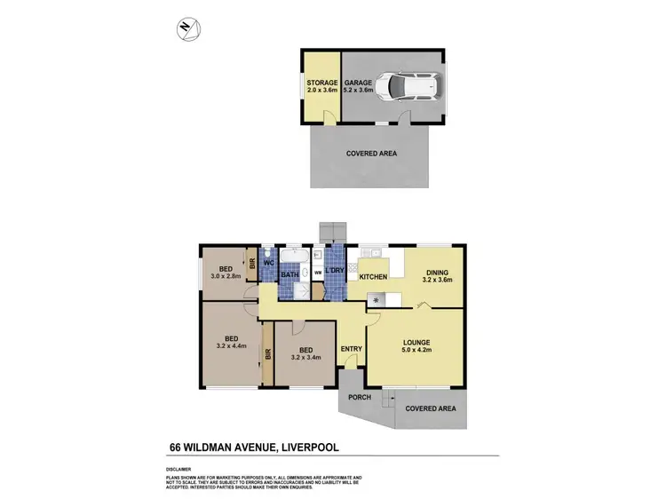 Floorplan of Homely house listing, 66 Wildman Avenue, Liverpool NSW 2170