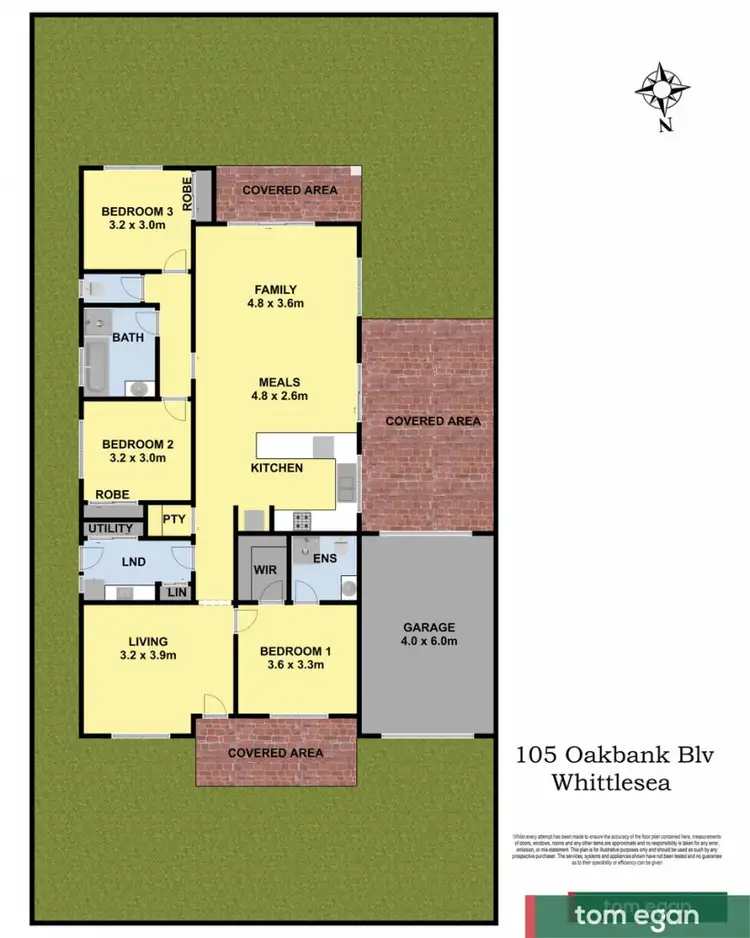 Floorplan of Homely house listing, 105 Oakbank Boulevard, Whittlesea VIC 3757