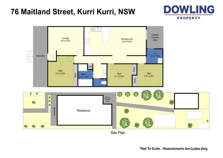 Floorplan of Homely house listing, 76 Maitland Street, Kurri Kurri NSW 2327
