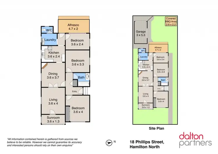 Floorplan of Homely house listing, 18 Phillips Street, Hamilton North NSW 2292