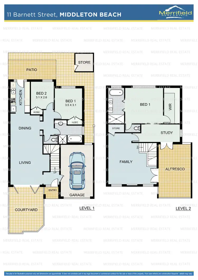 Floorplan of Homely unit listing, 11 Barnett Street, Middleton Beach WA 6330