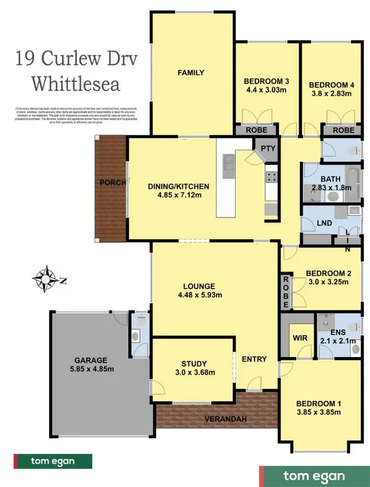 Floorplan of Homely house listing, 19 Curlew Drive, Whittlesea VIC 3757