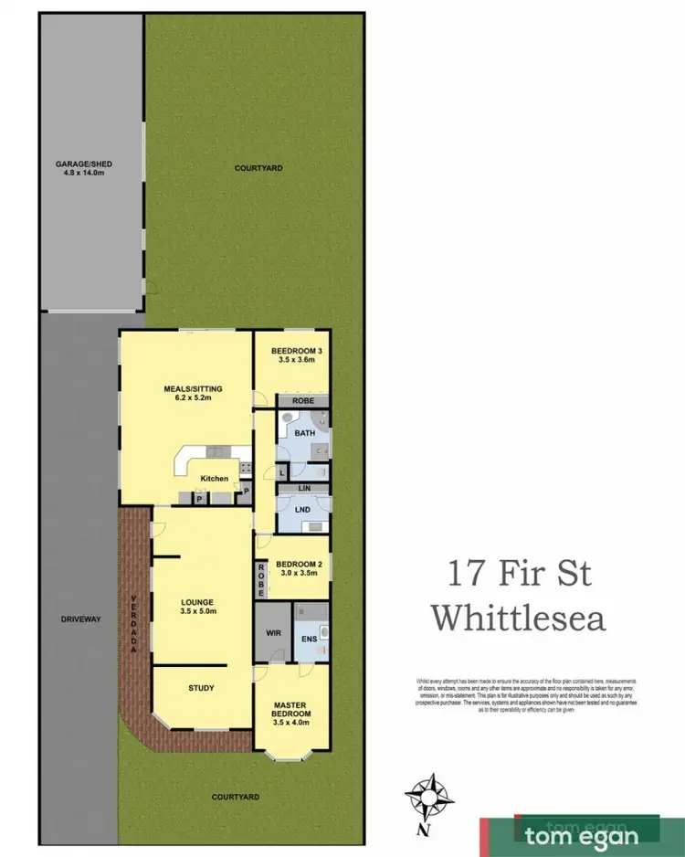 Floorplan of Homely house listing, 17 Fir Street, Whittlesea VIC 3757