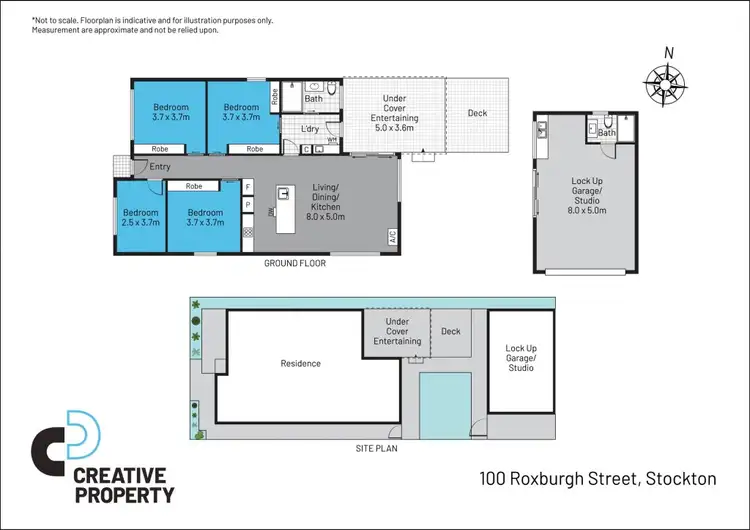 Floorplan of Homely house listing, 100 Roxburgh Street, Stockton NSW 2295
