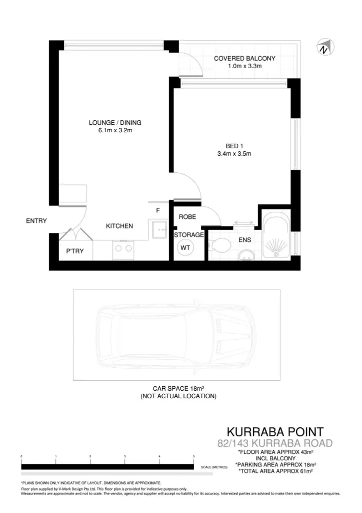 Floorplan of Homely apartment listing, 82/143 Kurraba Rd, Neutral Bay NSW 2089