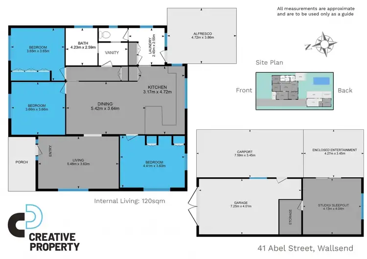 Floorplan of Homely house listing, 41 Abel Street, Wallsend NSW 2287