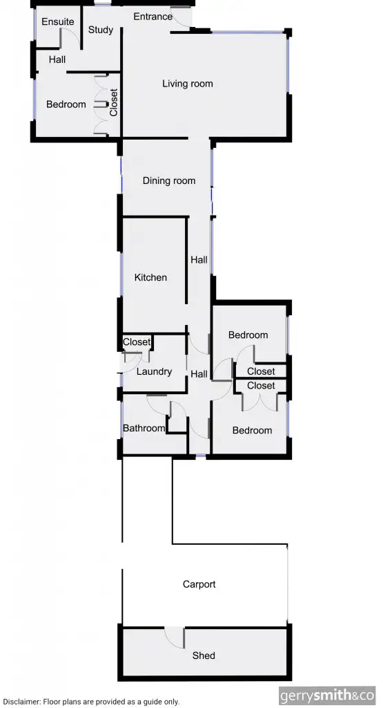 Floorplan of Homely house listing, 7 Dougherty Street, Horsham VIC 3400