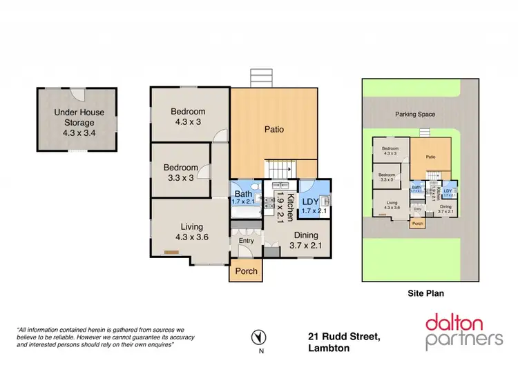 Floorplan of Homely house listing, 21 Rudd Street, Lambton NSW 2299